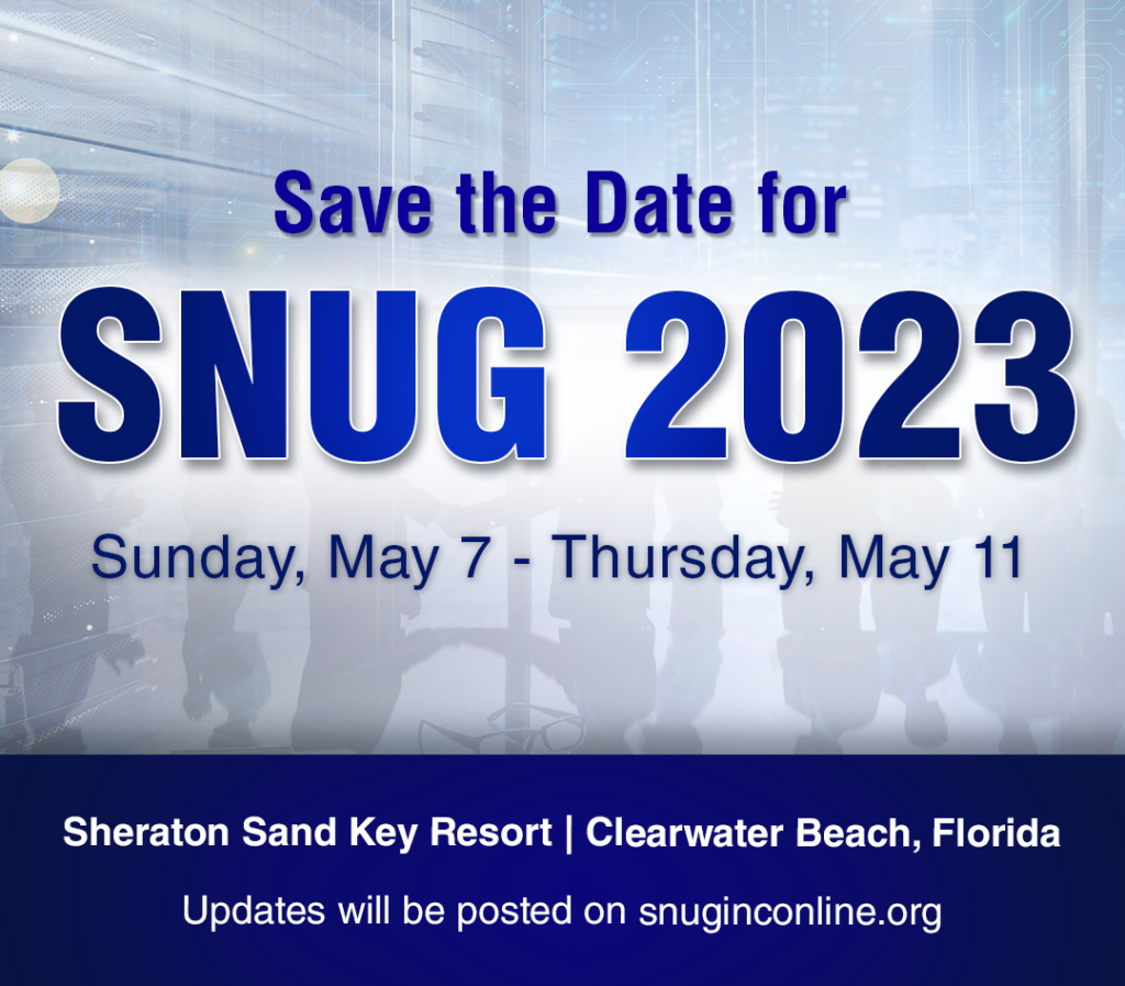 SNUG SAVE THE DATE 2023SNUG SITE VERSION SNUG
